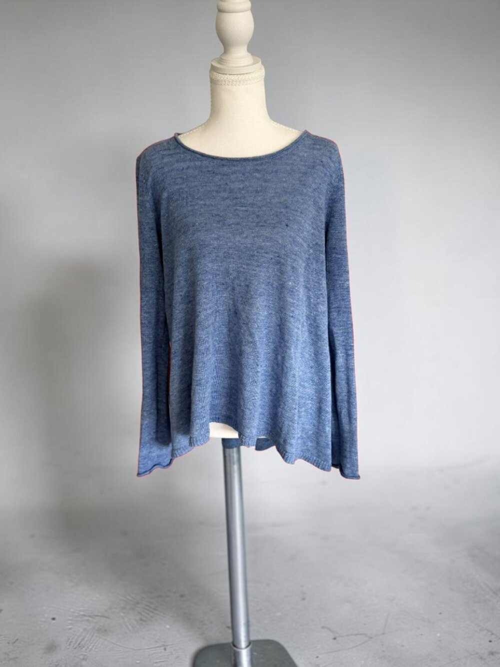 CALYPSO ST BARTH Blue Oversized Sweater Size Small